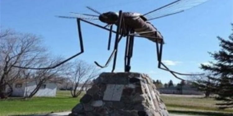 تمثال “الناموسة العملاقة” يثير ضجة