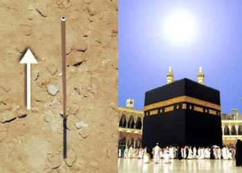تعامد أشعة الشمس على الكعبة