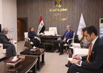 وزير الهجرة والمهجرين وكالة يلتقــــي الممثل الخاص للأمين العام للأمم المتحدة لبحث آفاق (التعاون المشترك)
