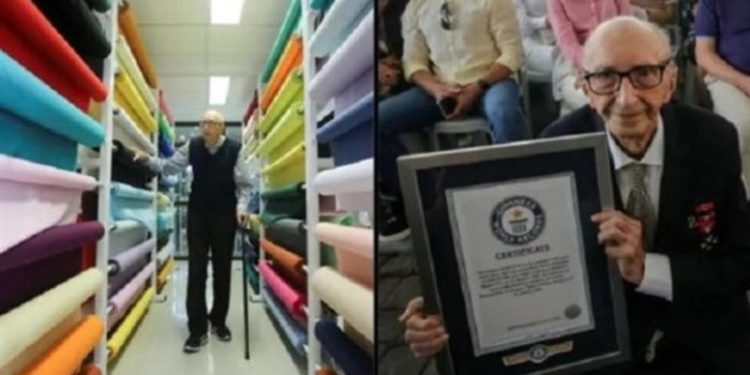 معمر برازيلي يدخل موسوعة جينيس .. (يعمل بنفس الشركة منذ 84 عاما)