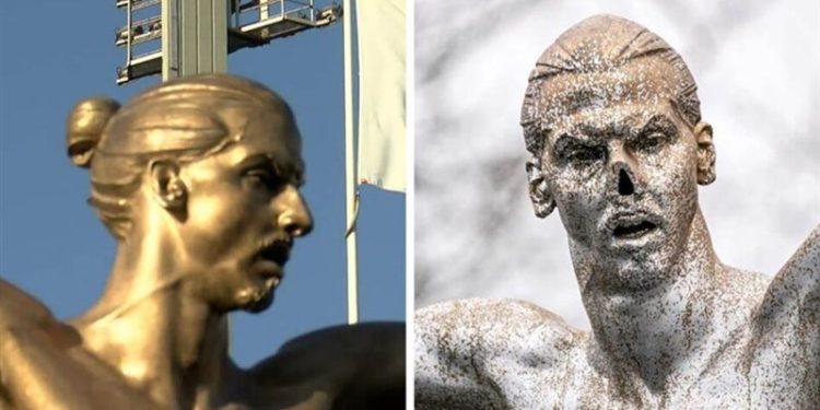 جماهير مالمو السويدي يبيعون أنوفا انتزعوها من تمثال السويدي إبراهيموفيتش (ثمن الخيانة)