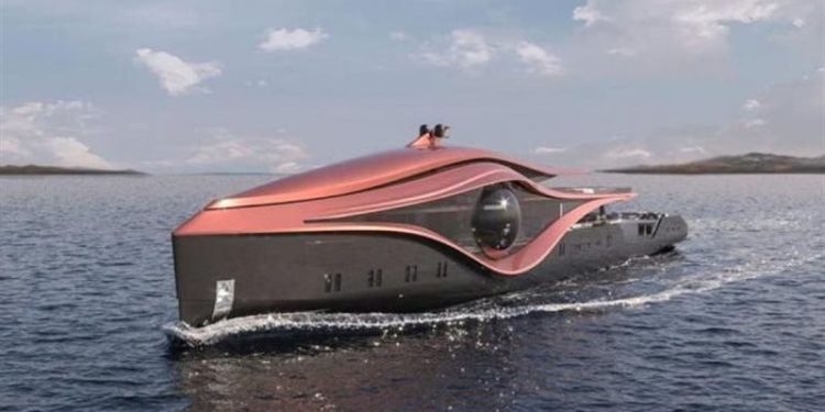 يـــخت بعين زجاجية ضخمة يشق البحار … 600 مليون $ على سطح الماء