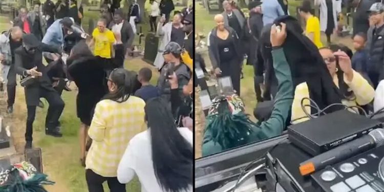 جنازة سيــدة تتحول لـحفلة رقص داخل مقبرة في بريطانيا