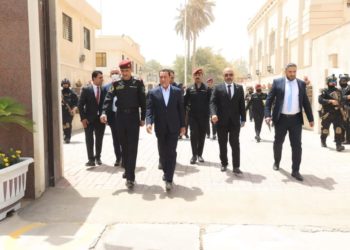 الزاملي يبحث مع الساعدي تفاصيل تشكيــــــل قوة مكافحة المخدرات￼