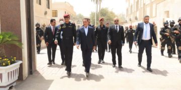 الزاملي يبحث مع الساعدي تفاصيل تشكيــــــل قوة مكافحة المخدرات￼