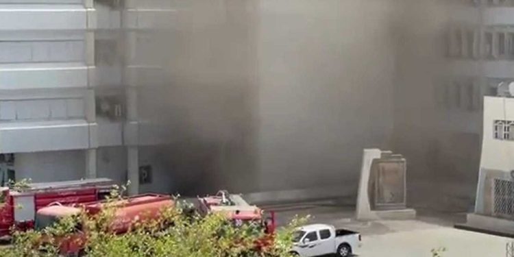 اندلاع حريق داخل مستشفى مدينة الطب في بغداد
