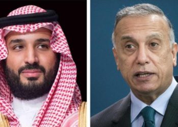الكاظمي يتبادل التهاني مع ولي العهد السعودي بمناسبة عيد الفطر المبارك