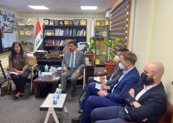 مستشار الشؤون الاستراتيجية في مستشارية الامن القومي يستقبل وفد ( GIZ ) الالمانية