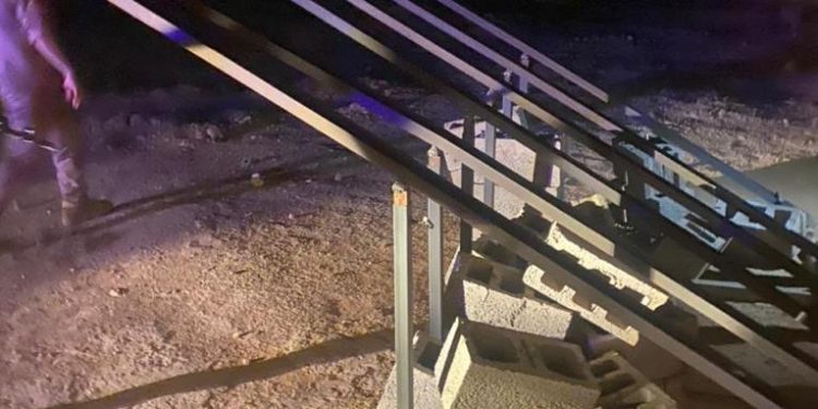 بالصور  العثور  على منصات اطلاق الصواريخ على قاعدة عين الأسد