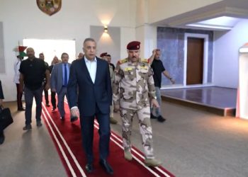 بالفيديو .. حضور الكاظمي المؤتمر الأمني المنعقد في مقر قيادة العمليات المشتركة