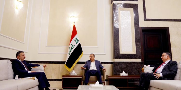 الكاظمي يستقبل العالم العراقي الدكتور ضياء الجميلي