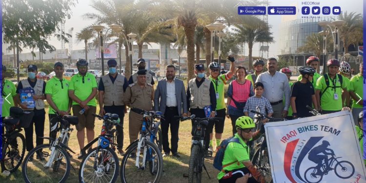 تنظيم “ماراثون الدراجات الهوائية” من قبل مفوضية الانتخابات في بغداد