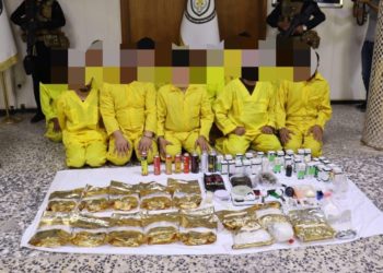  تفكيك شبكة لتجارة المخدرات بحوزتهم 16 كيلوغراما من (الكريستال و الحشيشة)