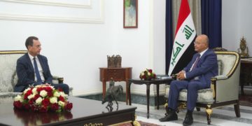 برهم صالح للسفير الفرنسي .. ضرورة تعزيز التعاون في 3 ملفات