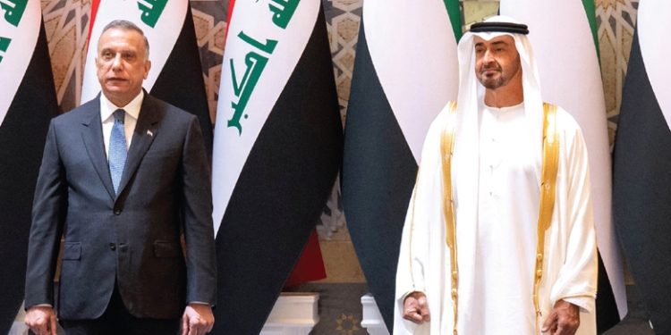 الكاظمـــــي يهنئ محمد بن زايد بانتخابه رئيساً للإمارات