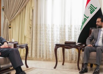 الحلبوسي والسفير الأميركي يبحثان استمرار تعزيز العلاقات والتعاون بين البلدين
