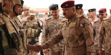 وفد أمني برئاسة عبد الامير الشمري يصل إلى مكان الحادث الإرهابي في ديالى