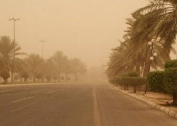 استمـــــرار تصاعد الغبار حتى الاثنين المقبل