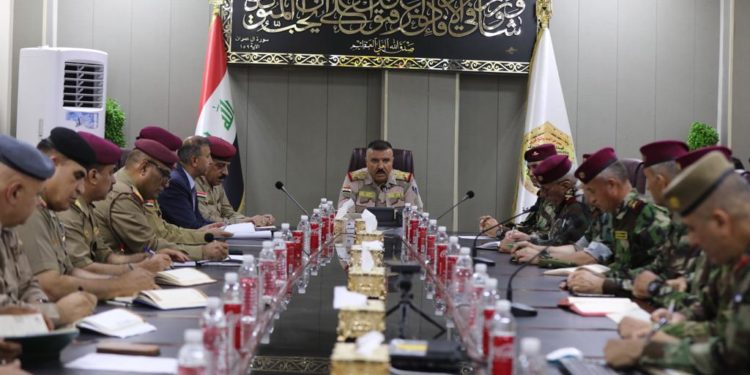 وفد امني رفيع من البيشمركة يصل قيادة العمليات المشتركة