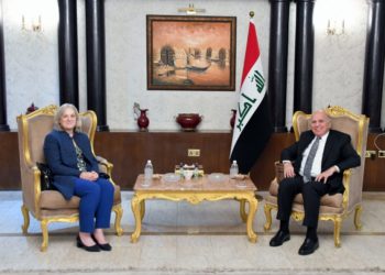 وزير الخارجية يستقبل السفيرة الأميركية