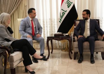 الحلبوسي يبحث مع السفيرة الأمريكية الجديدة “دعم القوات العراقية “