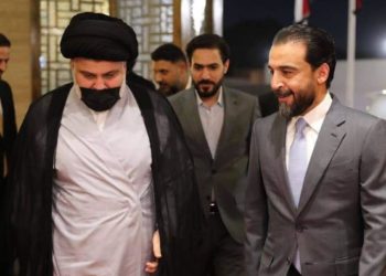 الحلبوسي يشكر الصدر ,, بعد جلسة البرلمان