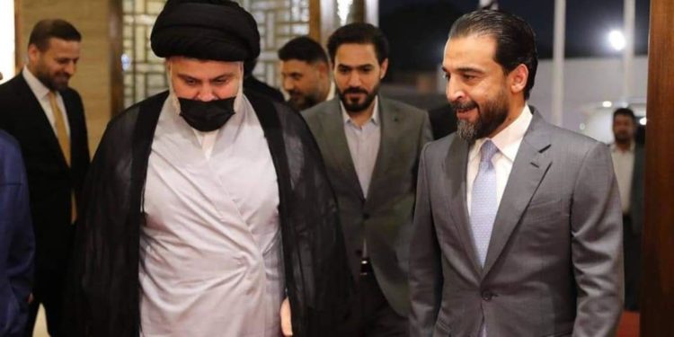 الحلبوسي يشكر الصدر ,, بعد جلسة البرلمان