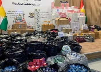 اعتقال قرابة (ألف شخص) في اربيـــل بتهمة التعاطي والاتجار بالمخدرات واتلاف آلاف الحبوب