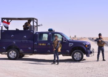الشرطة الاتحادية تنتشـــر على الطريق البري + صور