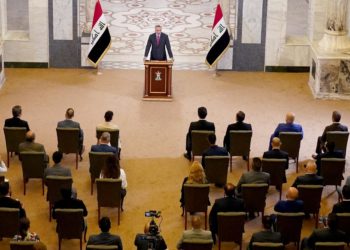 تفاصيل المؤتمر الصحفي الذي عقده الكاظمي اليوم الثلاثاء في القصر الحكومي