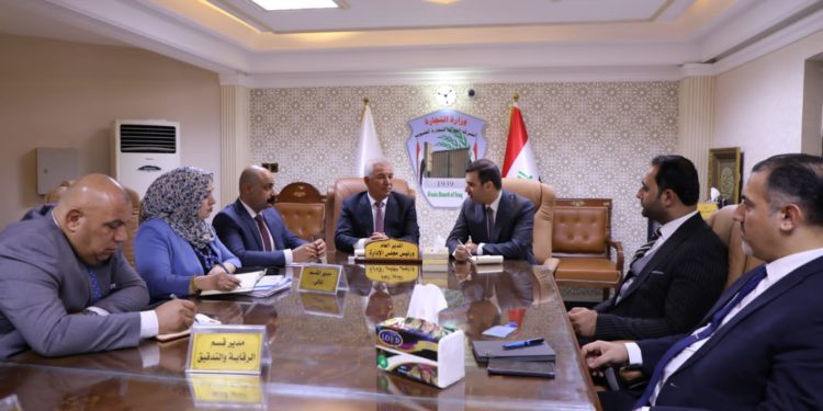 تجارة الحبوب تتفق مع المصرف الصناعي على التعاون للارتقاء بجانبها المالي وأتمتة الإجراءات