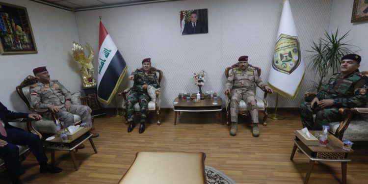 قيادة العمليات المشتركة تستقبل وفداً من قيادة قوات البيشمرگة
