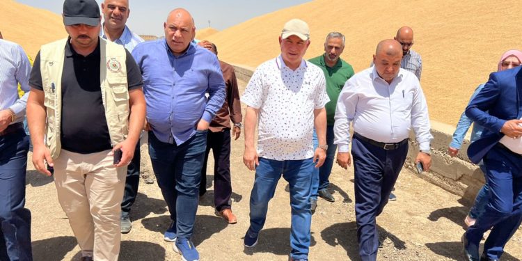 مدير عام الحبوب يتفقد المراكز التسويقية في كركوك ويؤكد اجمالي الحنطة المسوقة تجاوز مليوني طن