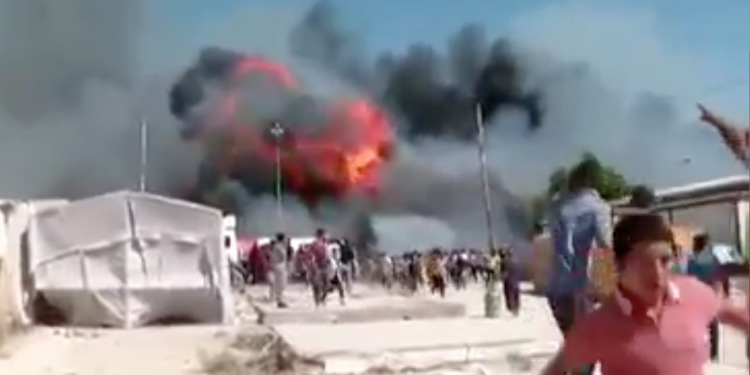 توجيـــه بإستنفار كامل للسيطرة على حريق مخيم النازحين في دهوك