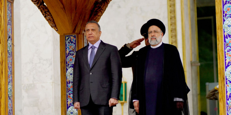 تغطية مصورة لمراسم استقبال الكاظمي في ايران