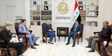 الأعرجي يستقبل السفيرة الأمريكية الجديدة في بغداد