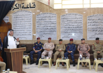 قائد عمليات بغداد يتفقد قاطع مسؤولية اللواء السادس شرطة اتحادية ويحضر مؤتمراً عشائرياً + صور