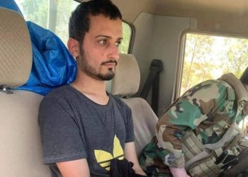 صورة القاتــل للأستاذين الجامعيين في أربيل بعد اعتقاله