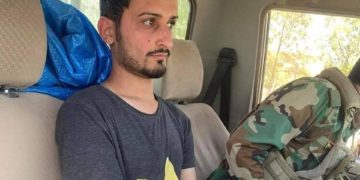 صورة القاتــل للأستاذين الجامعيين في أربيل بعد اعتقاله