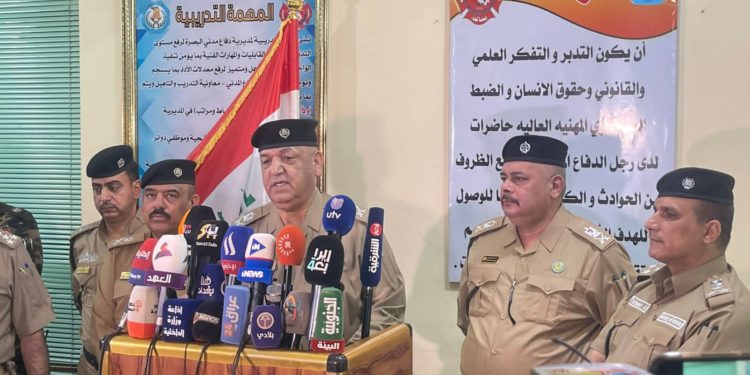 مدير الدفاع المدني .. فرقة الإطفاء الأولى لم تتعامل بمهنية مع حجم الحادث  “بشأن حريق البصرة”