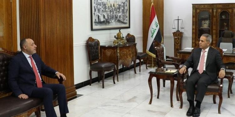 رئيس مجلس القضاء الأعلى يجتمع مع رئيس شبكة الإعلام العراقي
