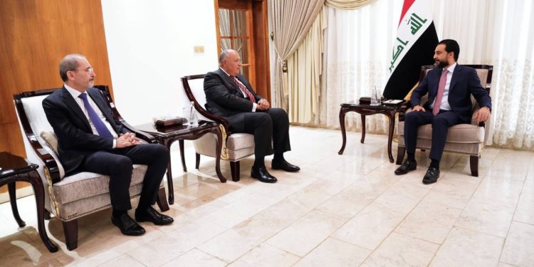 الحلبوسي يستقبل وزيري خارجية مصر و الأردن