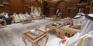 الحلبوسي يستقبل شيوخ عشيرة المشـــاهدة