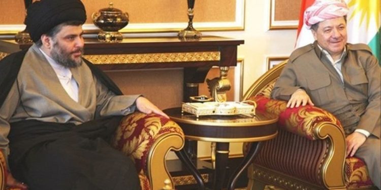 مسعود بارزاني.. نحترم قرار الصدر وسنتابع التطورات