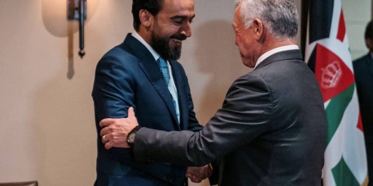 الحلبوسي يلتقـــــي ملك الاردن عبد الله الثاني