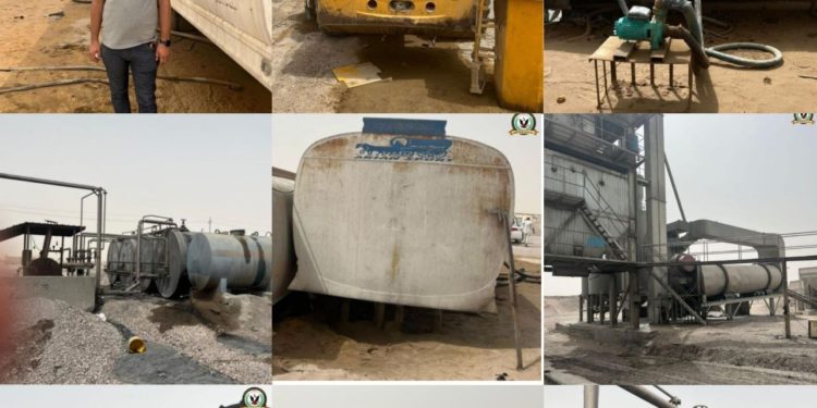 خمس عمليات ضد (مهربي النفط) في مختلف المحافظات العراقية خلال 72 ساعة