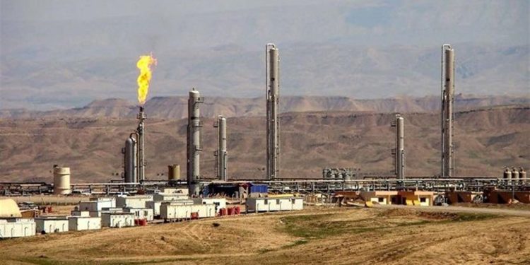 سقوط صاروخ كاتيوشا في محيط (حقل كورمور) في السليمانية