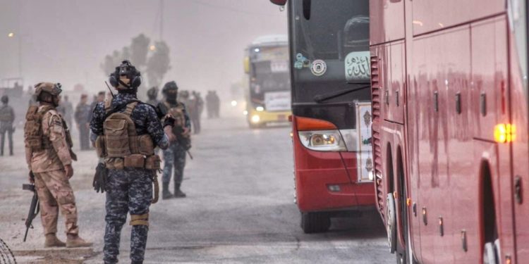 الاعلان عن انتشار القوات الأمنية على الطريق البري لتأمين عودة الحجاج