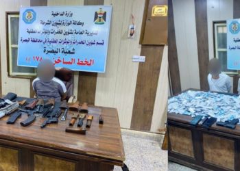الاطاحة بأخطر تجار المخدرات في البصرة