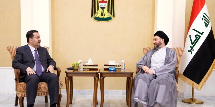 الحكيم يستقبل شياع السوداني للبحث معه تشكيل الحكومة المقبلة